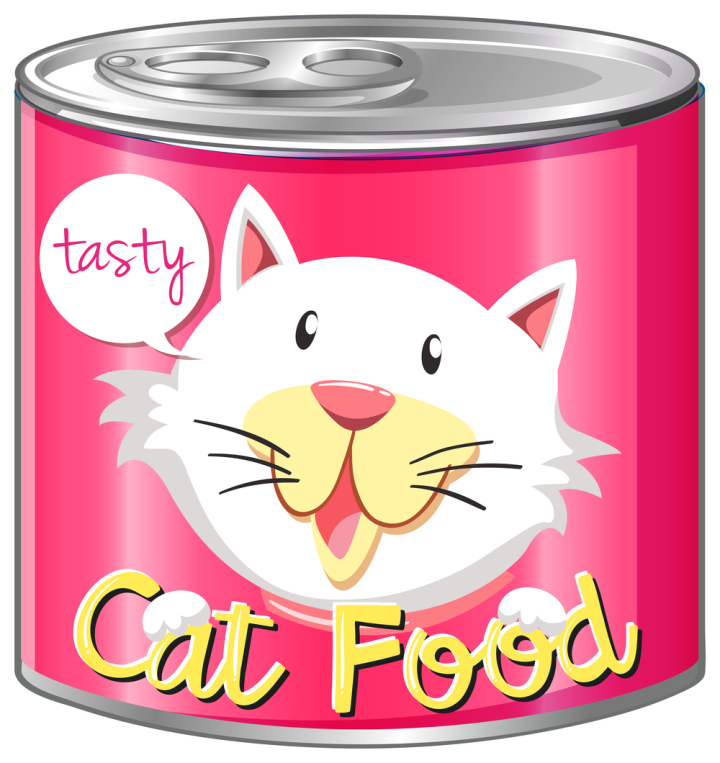 isolated,white,clipping,path,object,white background,can,tin,container,packaging,package,product,goods,eat,food,grocery,aluminum,cat,kitten,cat food,illustration,graphic,picture,clipart,clip-art,clip,art,background,drawing,image