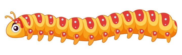 Cute Caterpillar Waving Cartoon Stock Illustration 145484809 | Shutterstock