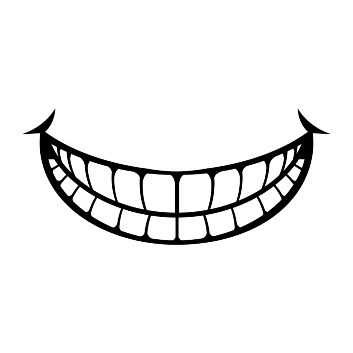 Free: Big Happy Toothy Cartoon Smile vector icon 