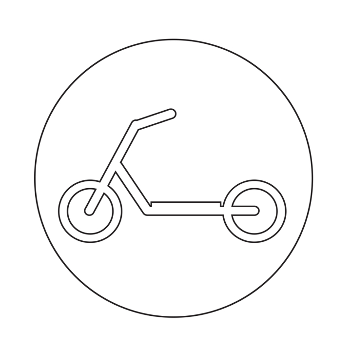 active,activity,balance,child,childhood,childish,design,drive,exercise,fun,go,graphic,handle,icon,illustration,kick,leisure,metal,motion,movement,object,play,plaything,push,realistic,recreational,relaxation,ride,scooter,speed