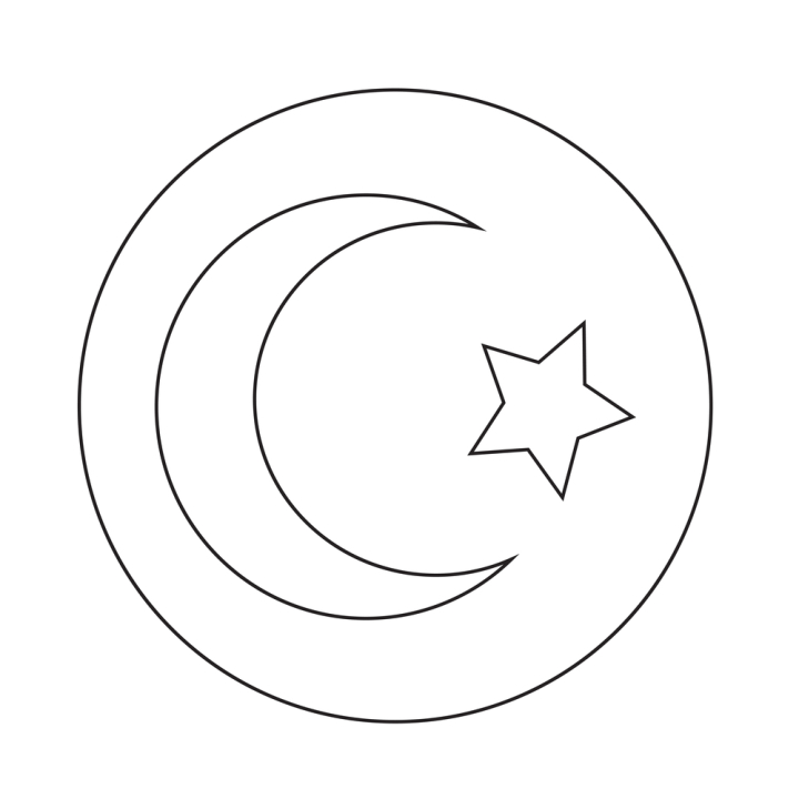 crescent,moon,vector,shape,symbol,star,islam,islamic,muslim,law,turkey,pray,mosque,ramadan,sign,culture,worship,god,east,spiritual,element,traditional,faith,spirituality,religious,emblem,koran,illustration,icon,arabian