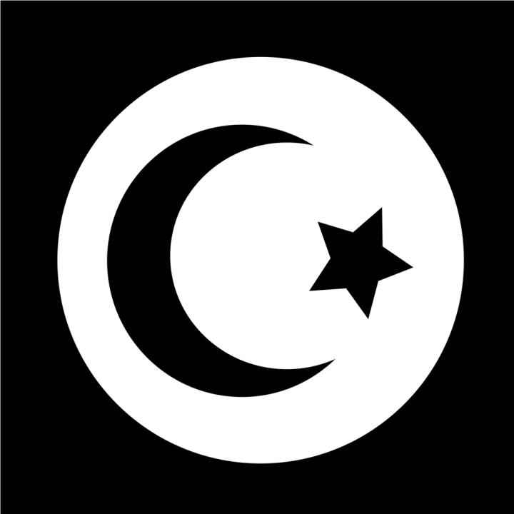 crescent,moon,vector,shape,symbol,star,islam,islamic,muslim,law,turkey,pray,mosque,ramadan,sign,culture,worship,god,east,spiritual,element,traditional,faith,spirituality,religious,emblem,koran,illustration,icon,arabian
