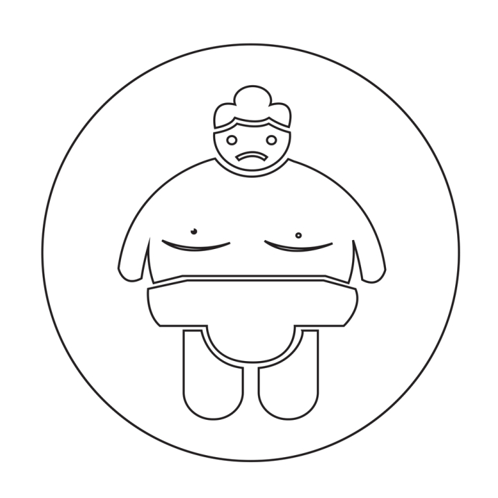 sumo,icon,fight,fat,weight,power,vector,symbol,graphic,fighter,martial,illustration,wrestling,strength,powerful,sports,wrestler,samurai,silhouette,pictogram,logo,japanese,japan,asian,human,big,blubber,body,fatty,figure