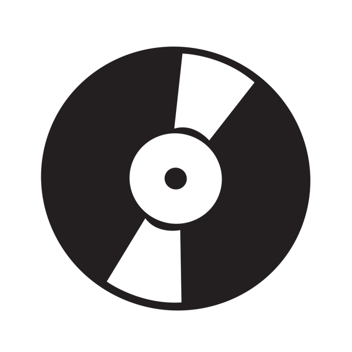 Retro Música. Jogador Para Discos De Vinil. Logotipo, Ícone. Ilustração  Vetorial Com Lugar Para Texto. Royalty Free SVG, Cliparts, Vetores, e  Ilustrações Stock. Image 85779358