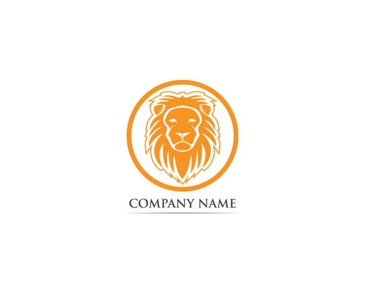 Free: Lion head mascot logo and symbol vector - nohat.cc