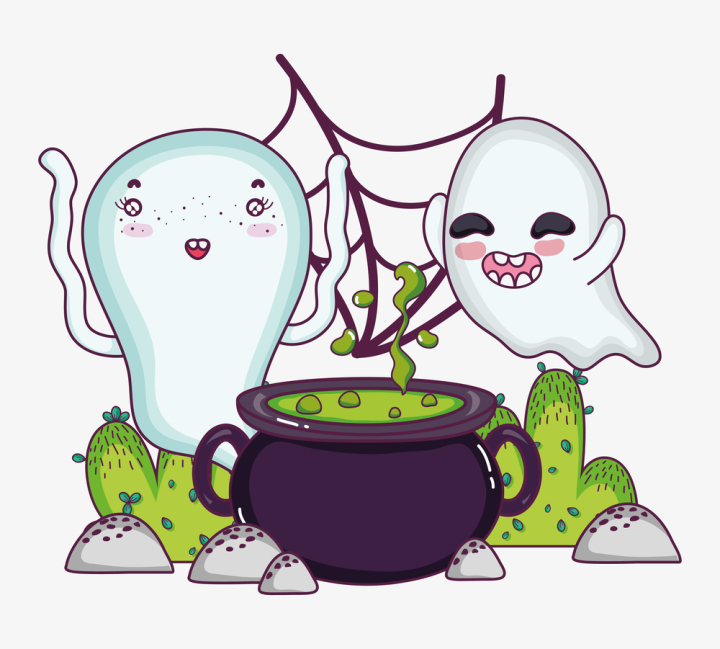 halloween,ghosts,cauldron,pot,cartoons,stones,celebration,spooky,monster,funny,scary,isolated,art,icon,autumn,symbol,trick,costume,decoration,evil,collection,child,october,element,web,smile,face,creepy,drawing,tombstone