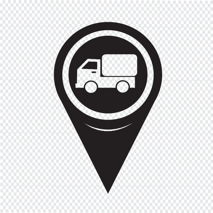 Free shipping icon delivery pointer Royalty Free Vector