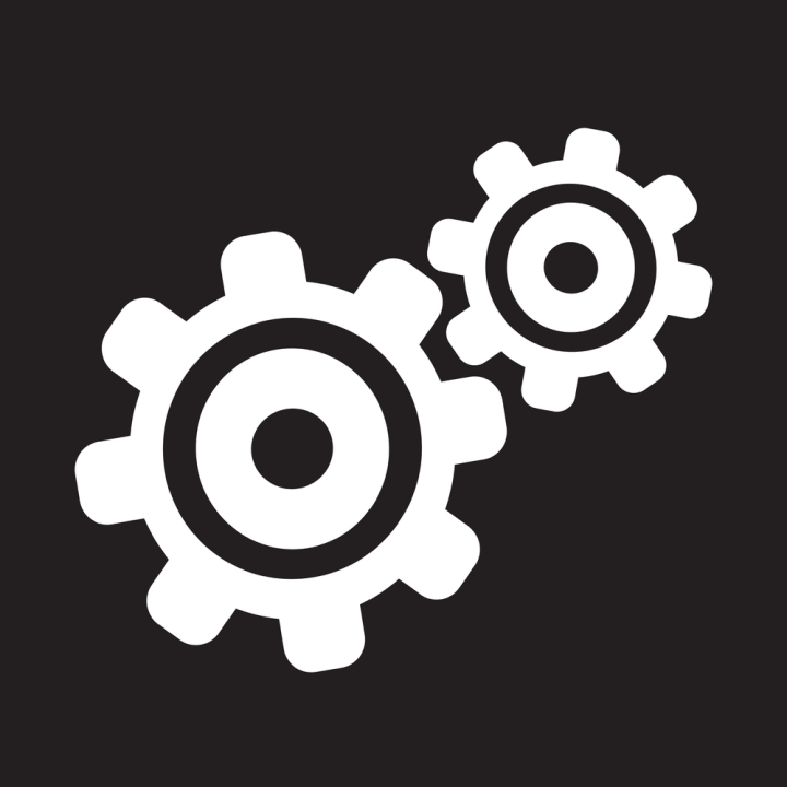Gear icon symbol sign  Symbols, Vector art, Gears