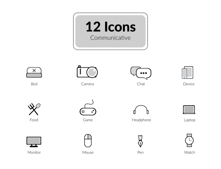 Monitor Vertical Icon, Line Iconpack