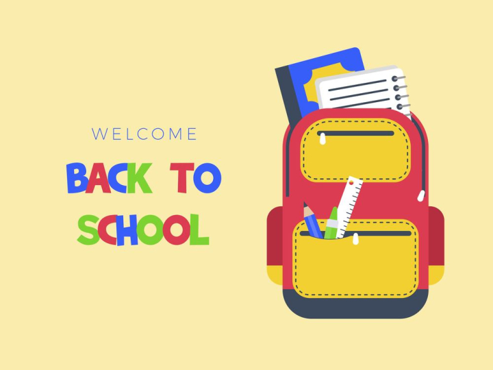 Welcome Back To School Poster Stock Illustration - Download Image