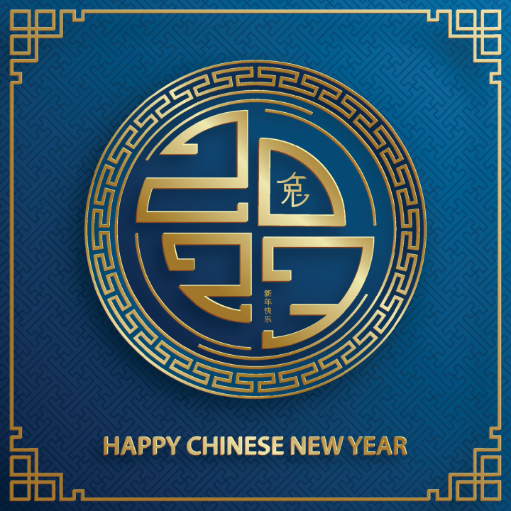 Premium Vector  Happy chinese new year 2023 zodiac sign year of