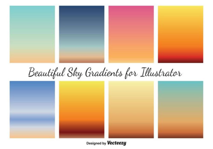 sky gradient illustrator download