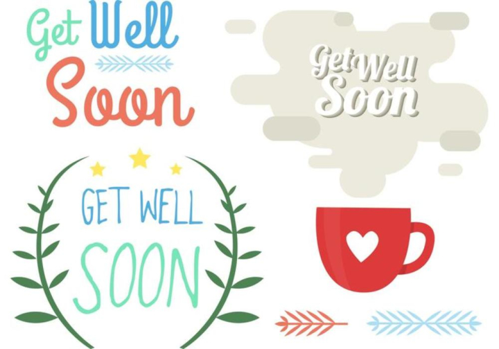 get well soon,get well soon card,floral,word,lettering,letter,calligraphy,cup,coffee,hot,flower,friendly,healthcare,get,well,soon,condition,unwell,card,background,get well,sign,vector,design,text,banner,icon,label,health,sick