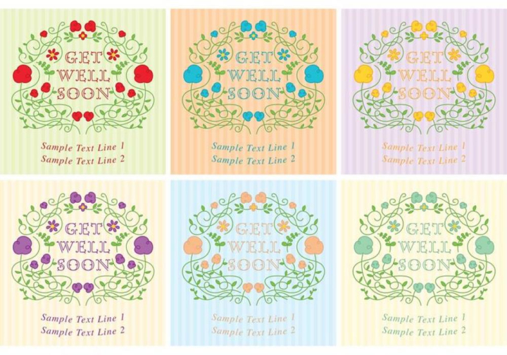 wellness,card,well,sickness,greeting,wreath,floral,expressive,cheery,decorative,frame,expressions,vintage,background,vines,leaves,soon,flower,retro,message,get well soon cards,thoughtful,greeting card,get well soon,get well,vector,label,text,illustration,sign