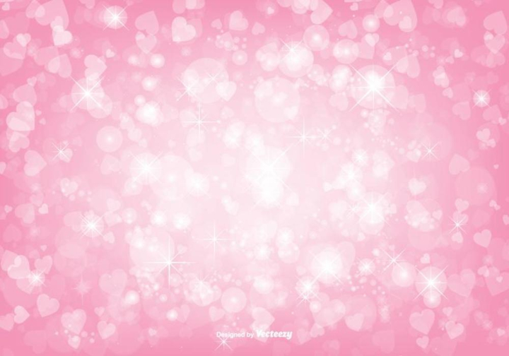 Poster Love heart background from beautiful bright stars 