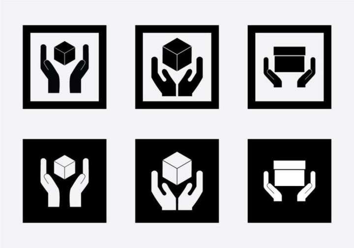 Fragile Package Icons Vector & Photo (Free Trial) | Bigstock