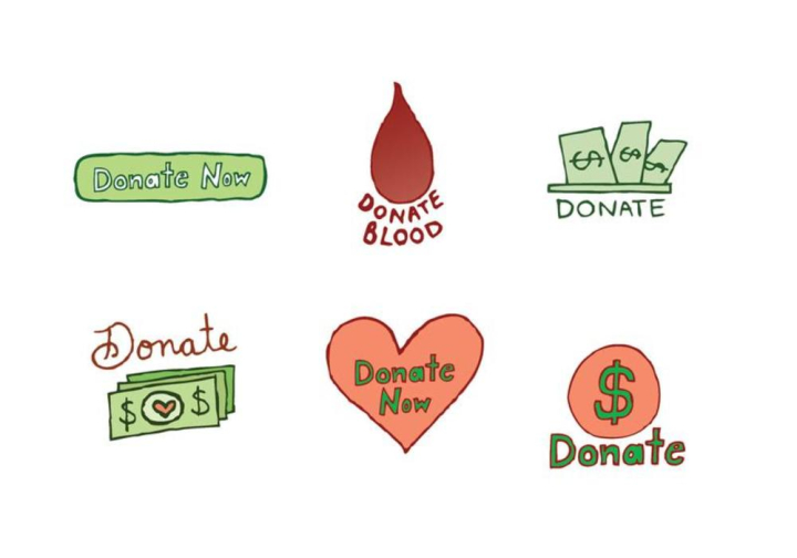 Download Donate Button Icon Royalty-Free Stock Illustration Image