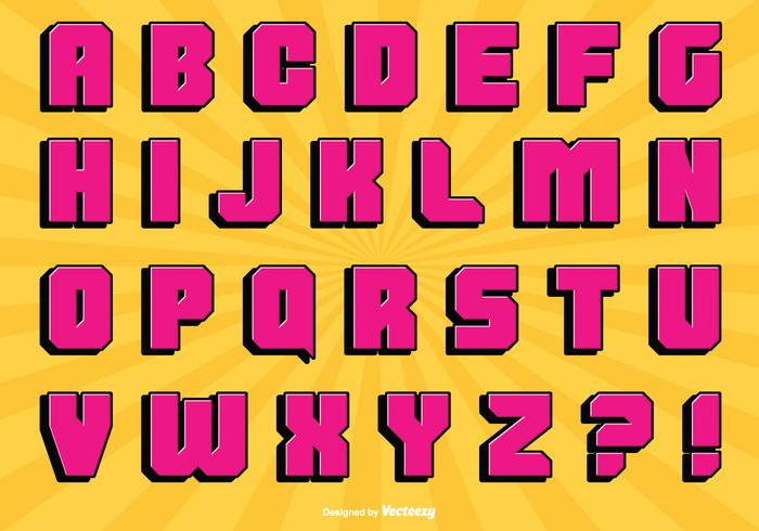 comic,font,alphabet,retro,letter,set,fun,text,art,style,type,sign,background,shadow,word,stylized,typeset,glossy,symbol,design elements,decorative,shiny,collection,color,isolated,template,character,abc,cute,gradient