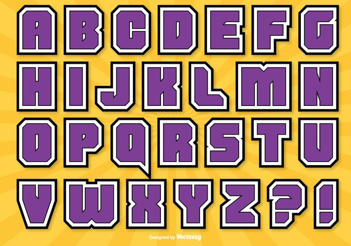 Free: Comic Style Alphabet Set - nohat.cc