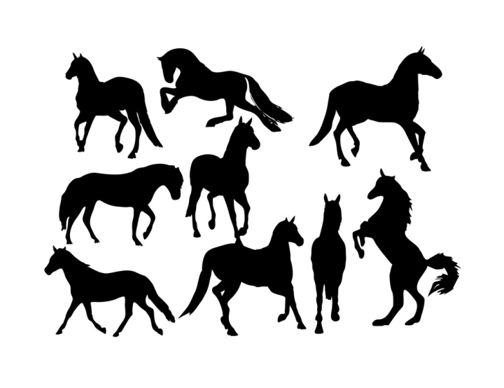 black,animal,graphic,isolated,mustang,jumping,kick,horse,mammal,stallion,tail,rearing,farm,walk,mare,collection,gallop,design,run,galloping,horse silhouette,horse vectors free,vector,illustration,drawing,wild,nature,art,race,wildlife