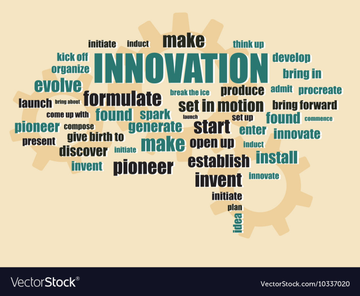 innovation,idea,new,about,bring,concept,innovate,launch,found,pioneer,generate,invent,discover,procreate,produce,develop,spark,initiate,kick,off,establish,plan,admit,install,organize,present,business,start