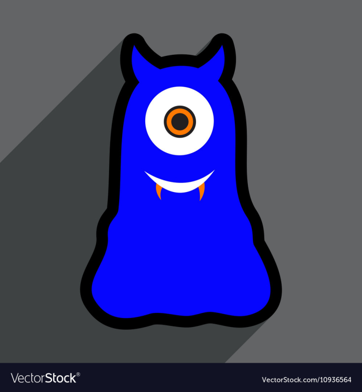 sad monster clipart