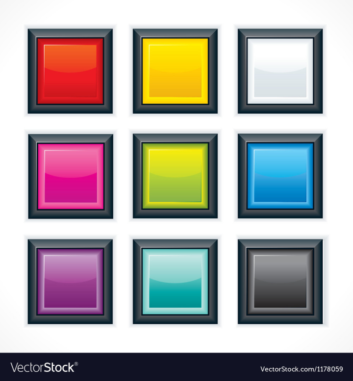square,button,buttons,icon,icons,frame,glass,sign,empty,shape,light,blank,web,apps,green,shiny,panel,black,badge,yellow,color,shine,polish,pink,white,flat,site,blue,clean,knob