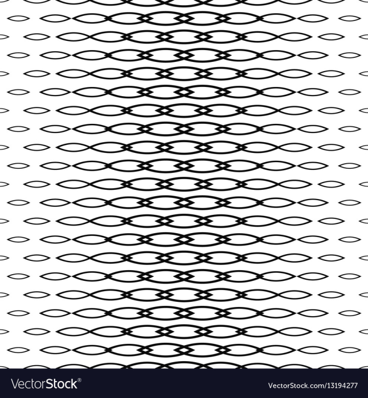 Geometric seamless pattern with curved shapes Vector Image