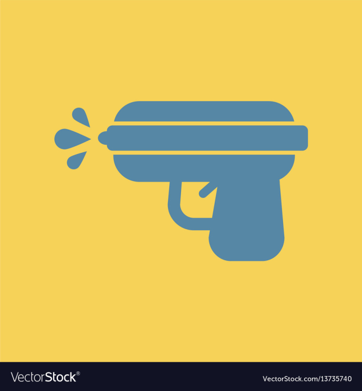 Free Water Gun Vector Image Nohat Cc