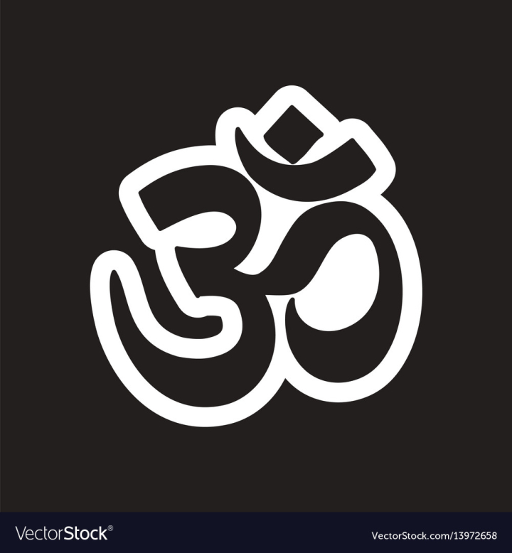 Om Symbol Ohm Hinduism, Om, monochrome, religious Symbol, black png