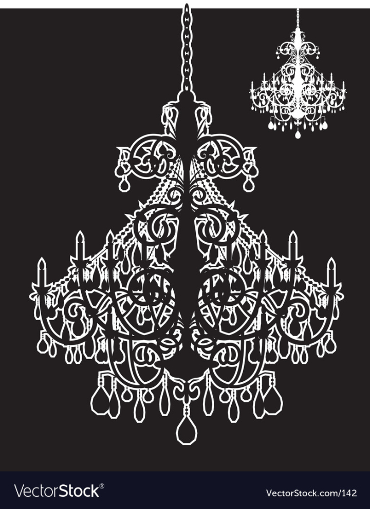 Free: Chandelier vector image 