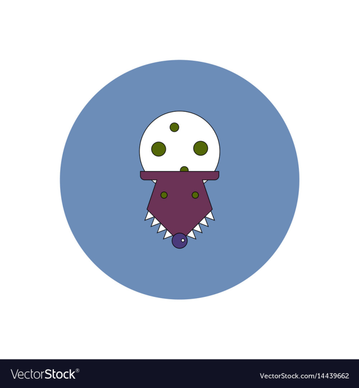 Frightened Ghost Face Vector Icon Halloween Emoji Scary Evil