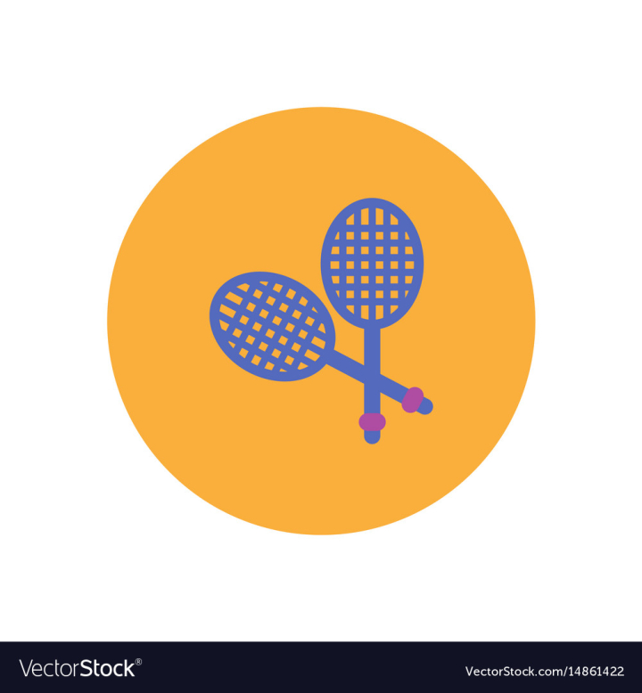 Sport game athletic color icons on orange Vector Image