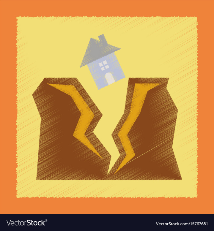 earthquake,flat,shading,icon,style,house,event,natural,seismic,home,disaster,screaming,ground,shake,activity,crack,earth,recovery,situation,demolished,residence,relief,falling,crush,scale,caution,concept,destruction,fall,despair