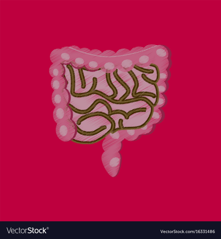 Free: Flat shading style icon gastrointestinal tract vector image ...