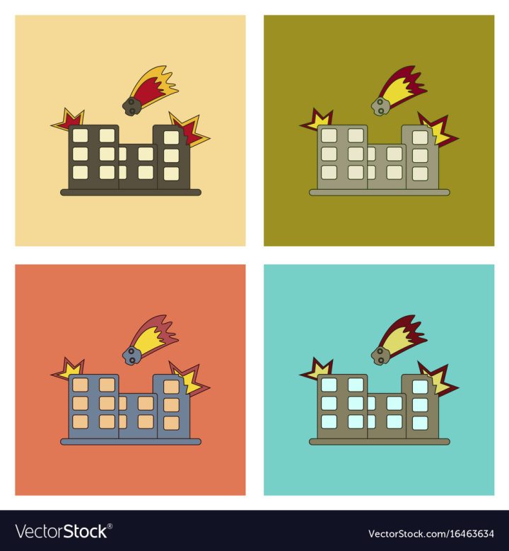 icons,meteorite,flat,icon,assembly,falling,house,sky,fire,stone,star,comet,astronomy,disaster,globe,nature,burn,ball,universe,asteroid,fireball,round,destruction,surface,atmosphere,heat,space,hot,night,apocalypse