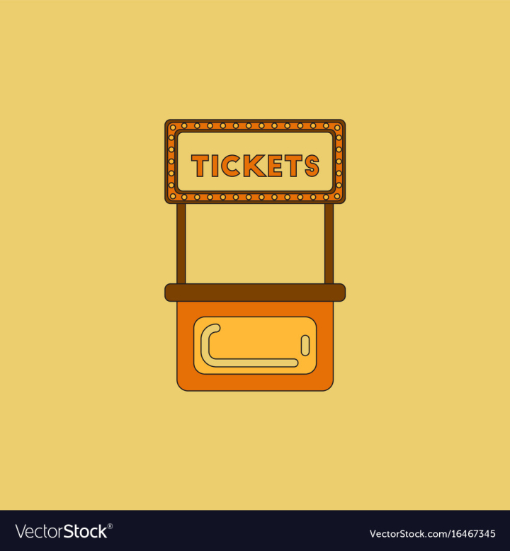 Carnival Ticket Booth Vector Art, Icons, and Graphics for Free