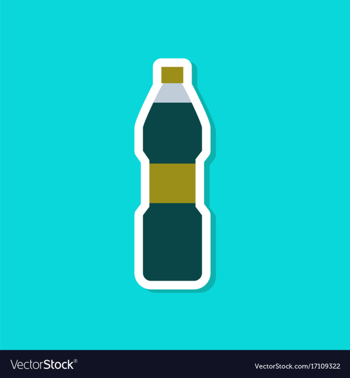 Ice Cold Water Bottle On White Background Stock Photo, Picture and
