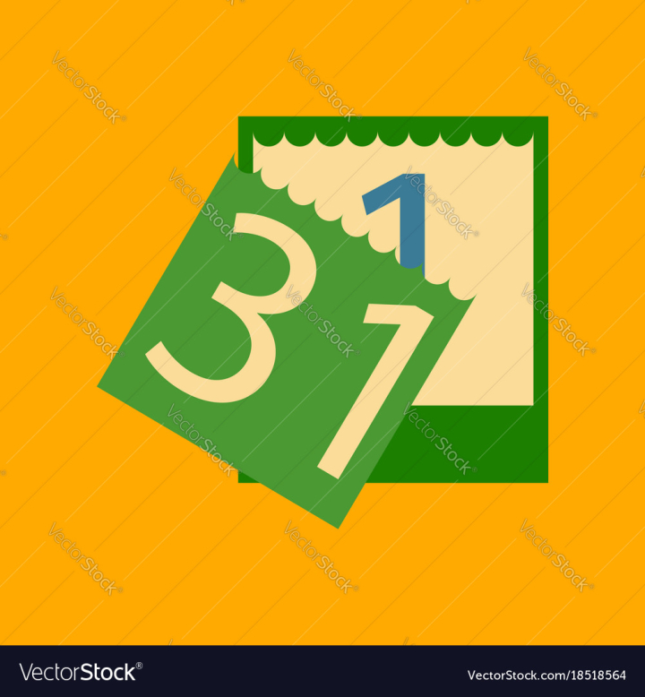 Free: Flat on background of tear-off calendar vector image - nohat.cc