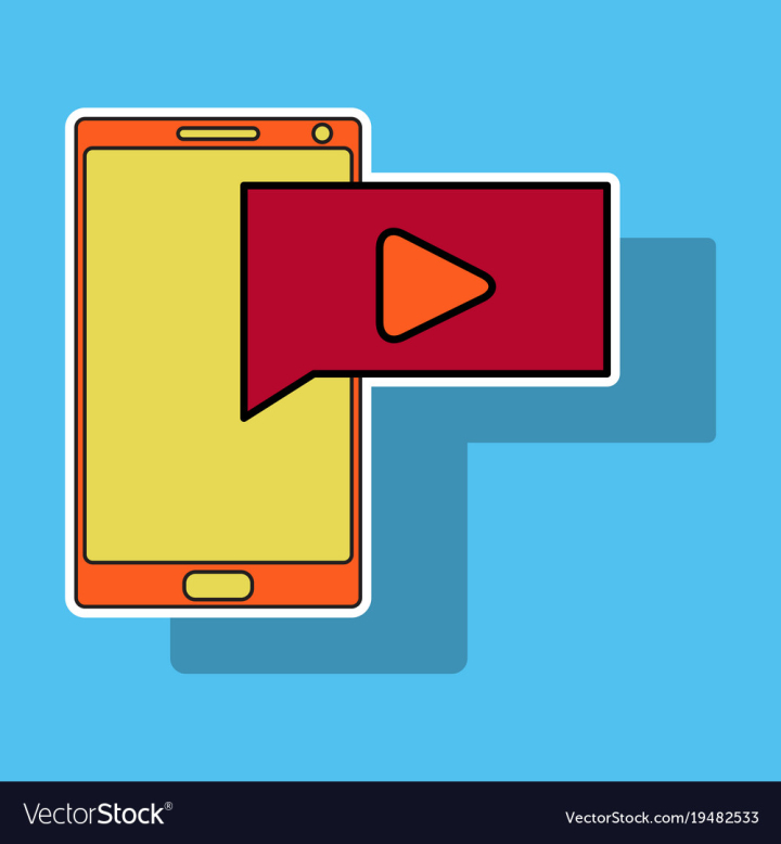  Paly, Video, Player Blue and Red Download and Buy Now web