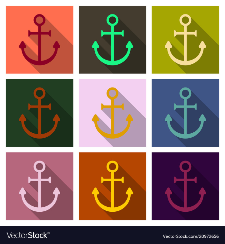 Free: Nautical anchor isolated background ship anchor vector image