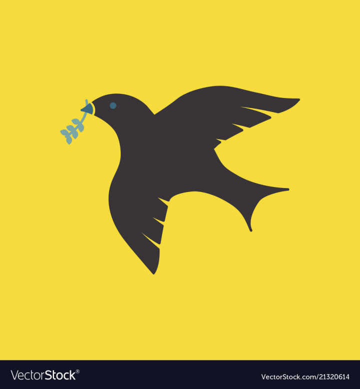 Free: Dove of peace icon flying bird peace concept vector image 