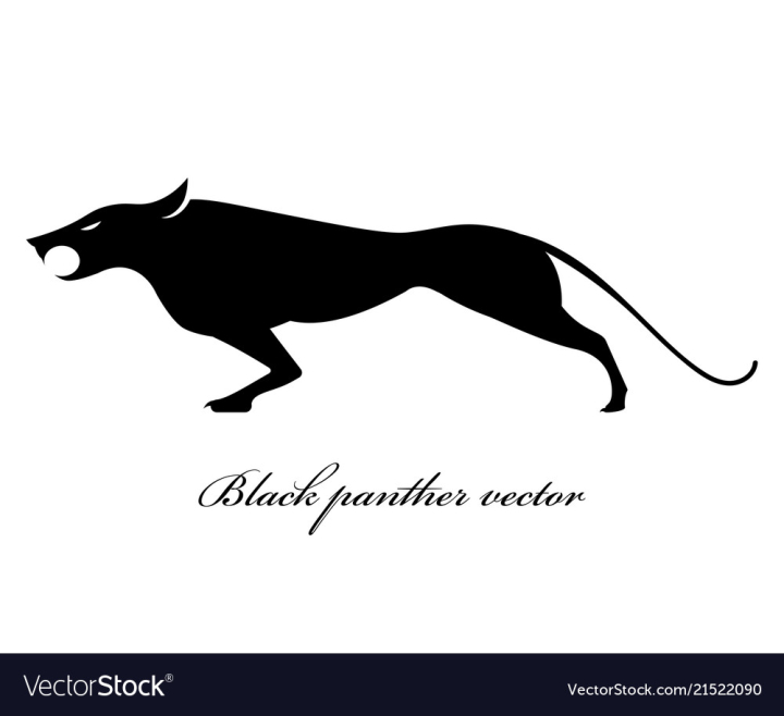 Download Black Panther Panther Running Royalty-Free Stock