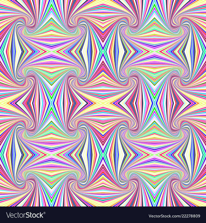 Hypnotic vibrant colors Royalty Free Vector Image