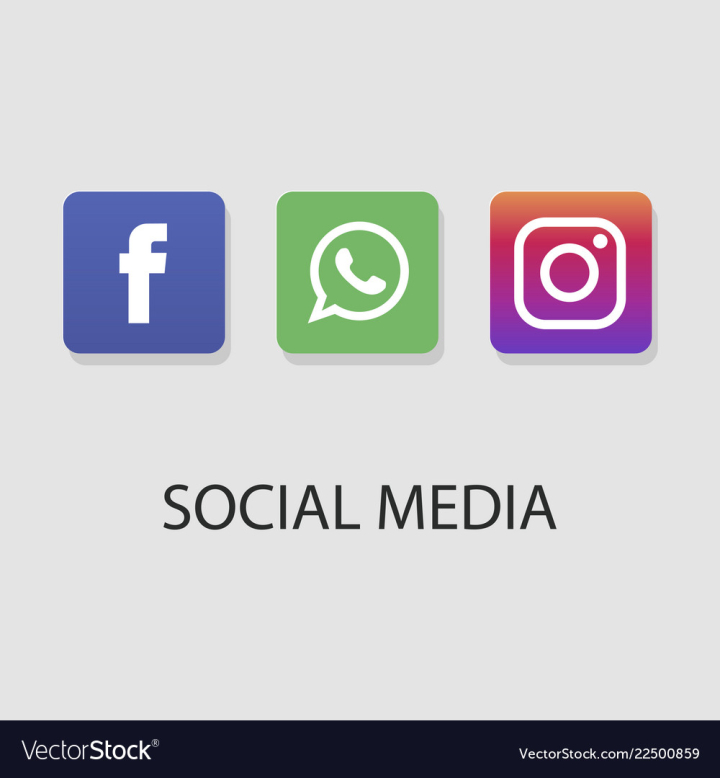 Facebook Instagram Snapchat Whatsapp, HD Png Download - kindpng