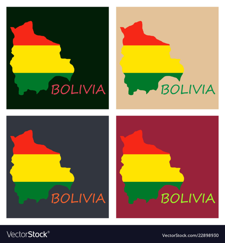 Free: Bolivia flag map vector image - nohat.cc