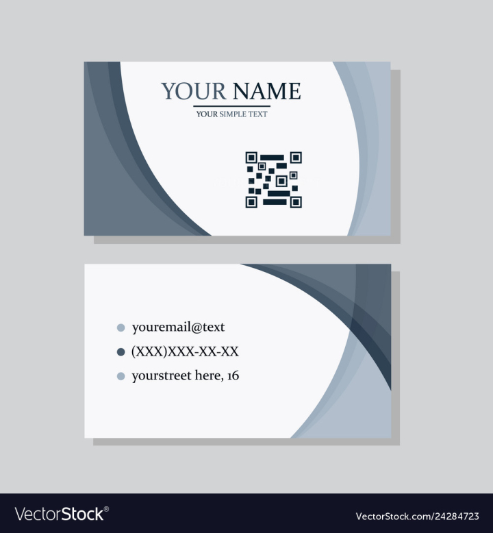 Free: P simple id card with logo or icon for your vector image 