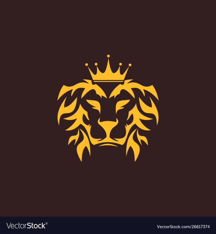 Luxurious Lion King Logo Design