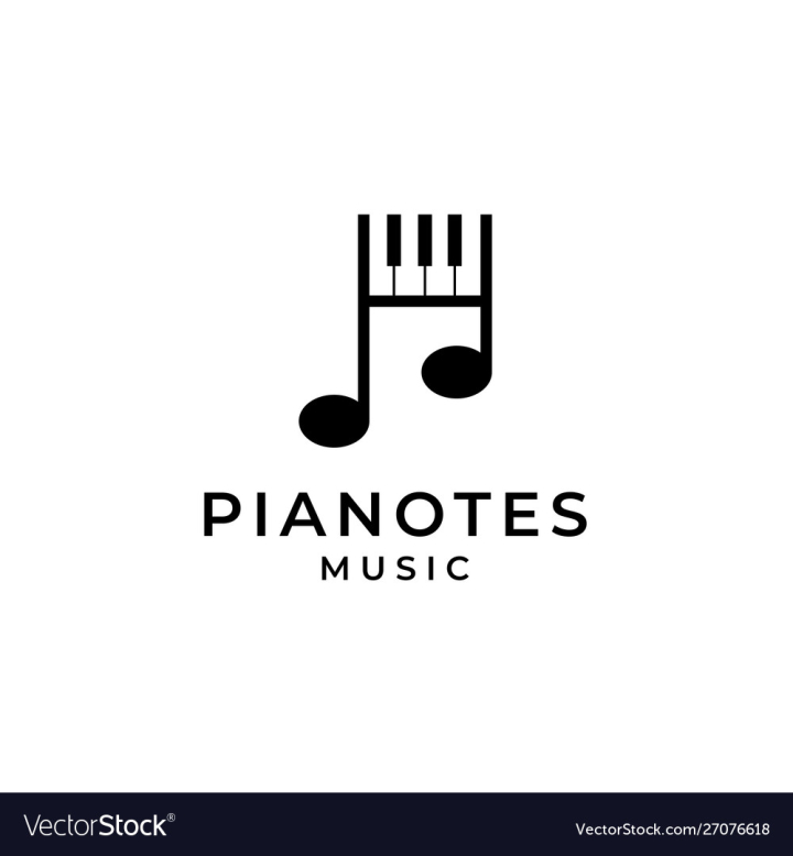 Piano Keyboard Logo Vector & Photo (Free Trial) | Bigstock