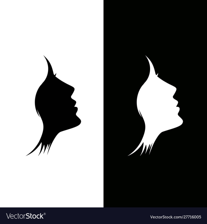 Free Beauty Logo Maker - Woman's face Logo template